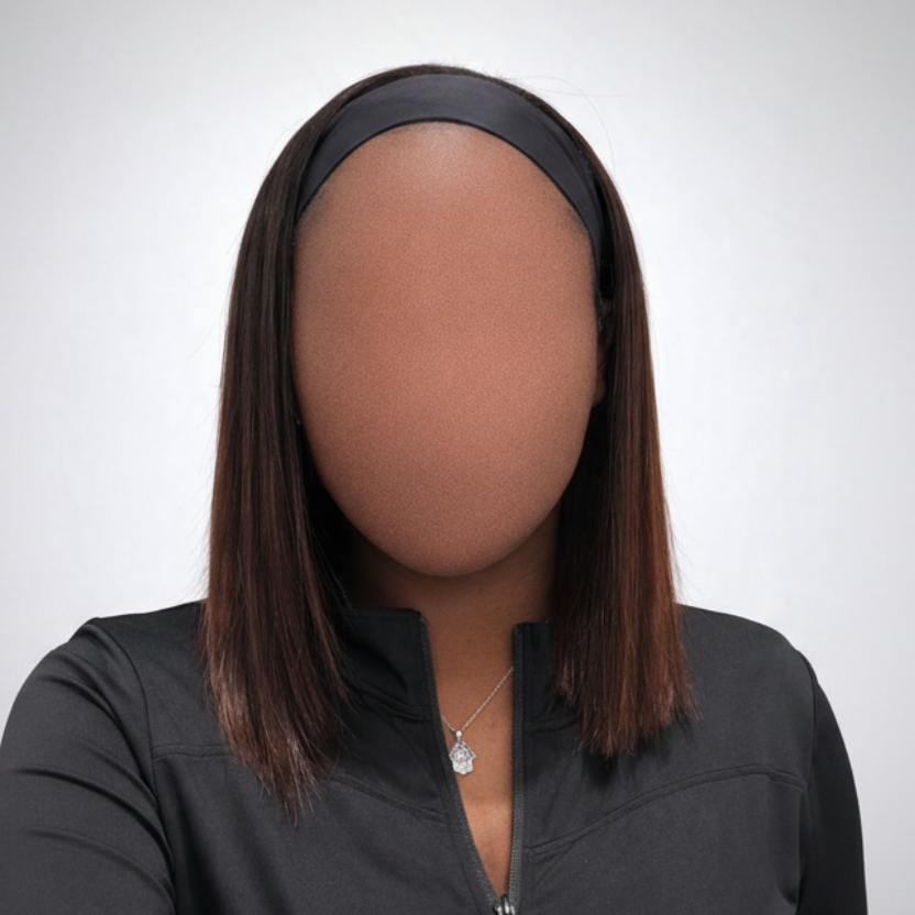 The Easy Fit Mini –  (Headband Wig)