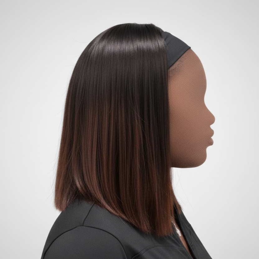 The Easy Fit Mini –  (Headband Wig)